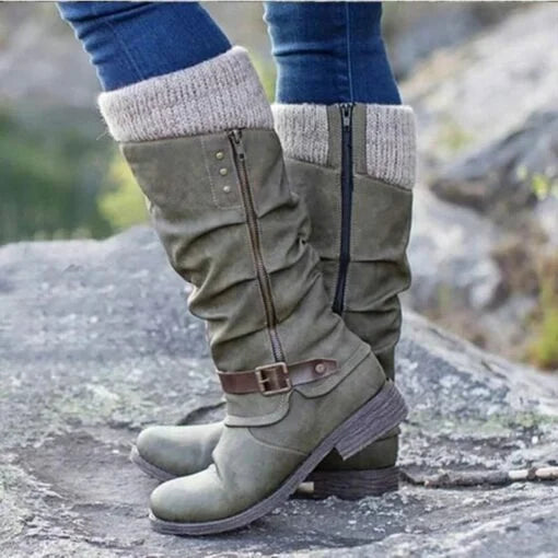Alais Monet™ Vysoké zimní boty na zip