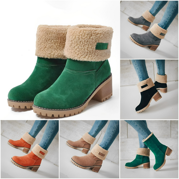 Angeline Bellamy™️ Stylové teplé vlněné zimní boty
