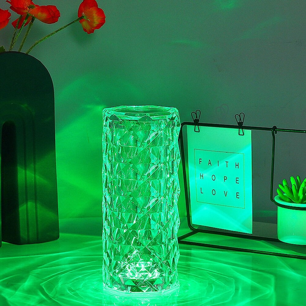 CrystalRosé™ Kouzelná křišťálová růže LED lampa