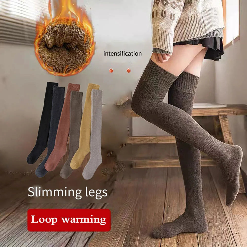 Emmy™ Dlouhé měkké teplé zimní ponožky