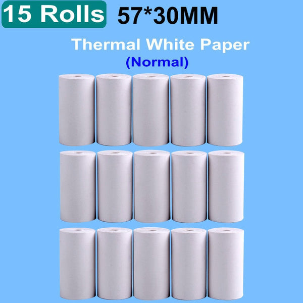 Náhradní role termopapíru pro přenosné fototiskárny | 57*30mm