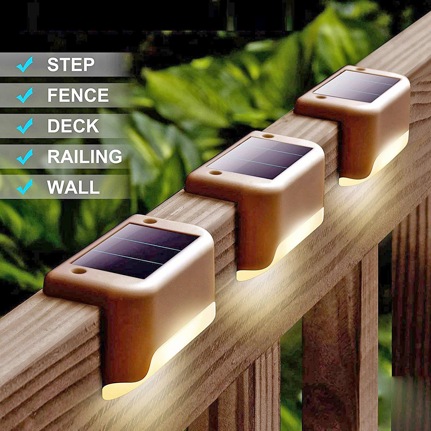 SmartDeck™ Vodotěsné multifunkční solární LED zahradní světla